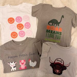 Toddler Graphic T-Shirts Set - 3T